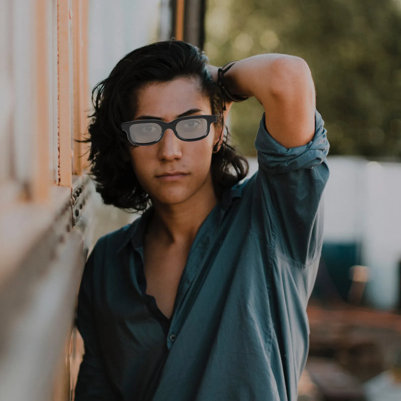 

5Pairs 3D Glasses Adult Black Passive Circular Polarized Lens for 3D Movies Videos Games Viewing No Power Required