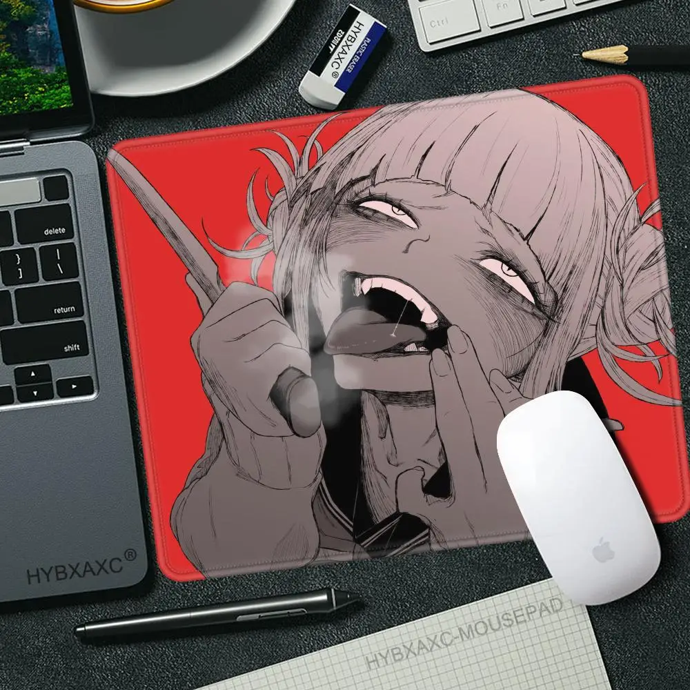 Anime girl H Himiko Toga Gaming Mouse Pad XS Small Mousepad For PC Gamer Desktop Decoration Office Mouse Mat 45x40CM Deskmat