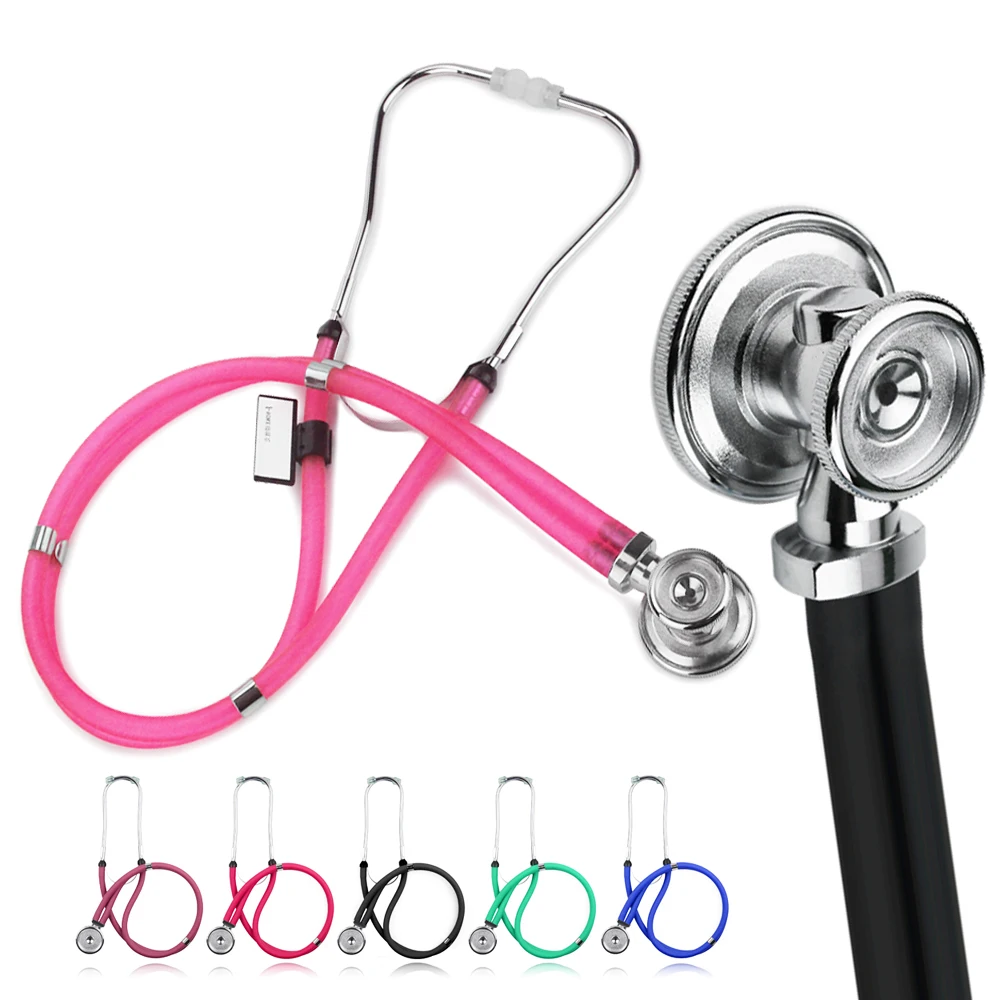 Professional Double Head Medical Sprague Rappaport Student Estetoscopio Cardiology Doctor Nurse Cute Stethoscope Health Tool D3