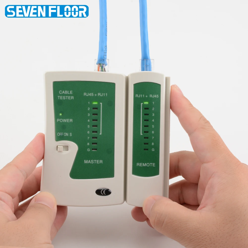 RJ45 RJ11 RJ12 Network Cable Tester, LAN Continuity Test Tool for Cat5 Cat5e Cat6 Cat6a Cat7 UTP STP Ethernet Cables