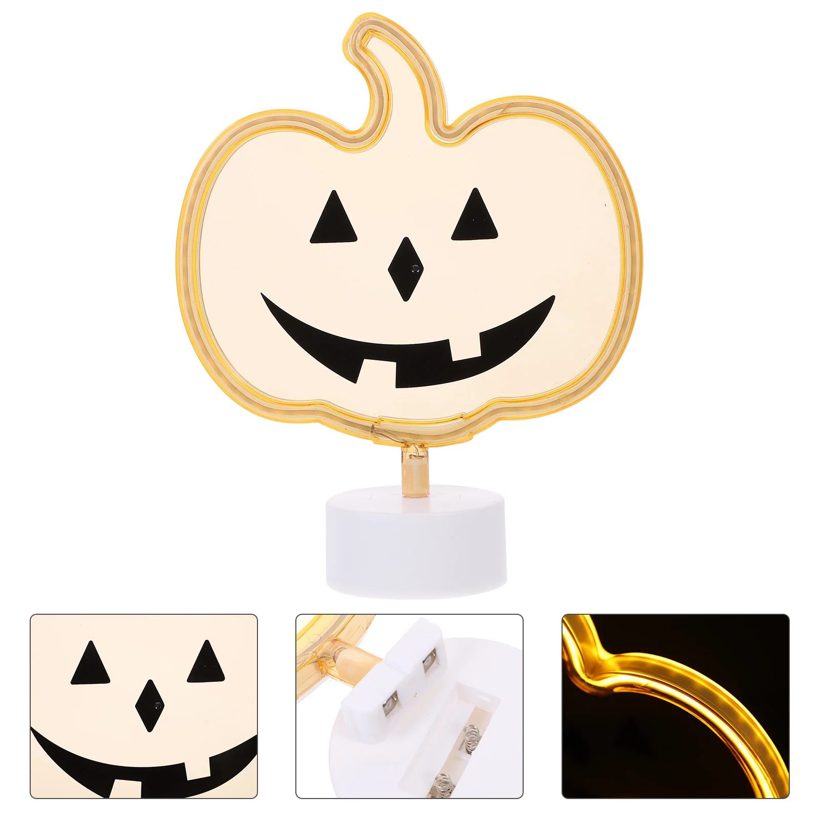 

Pumpkin Lamp Neon Sign Decor Decorate The Clouds Halloween Light Pvc Decorations Indoor Bedroom