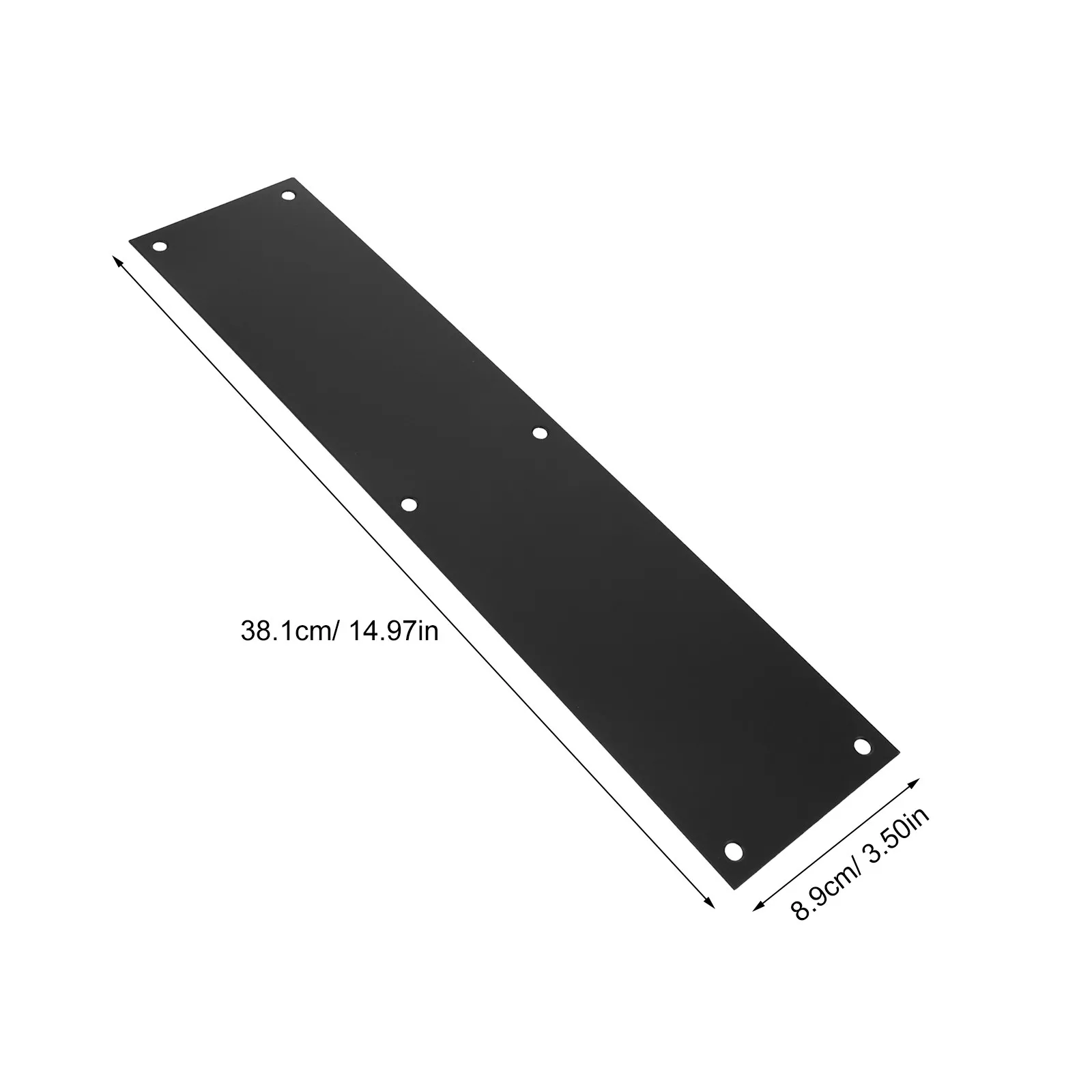 Door Protector Edge 97X3 Inch Stainless Steel Foot Plate Heavy Duty Baseboard Trim Home Office Upgrade