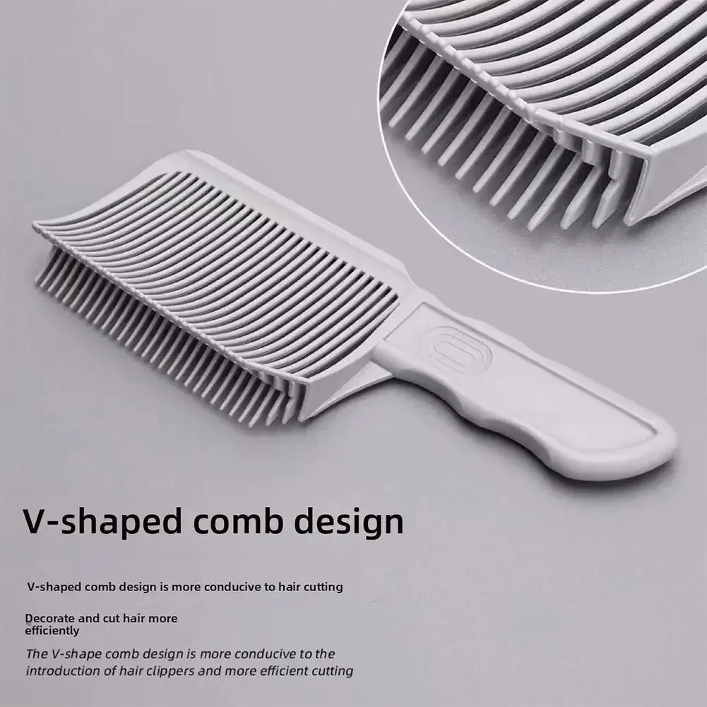 Barber Fade Combs & Curved Headband Template, Home DIY Hair Trimming Set for Gradient Hairstyle Shaving