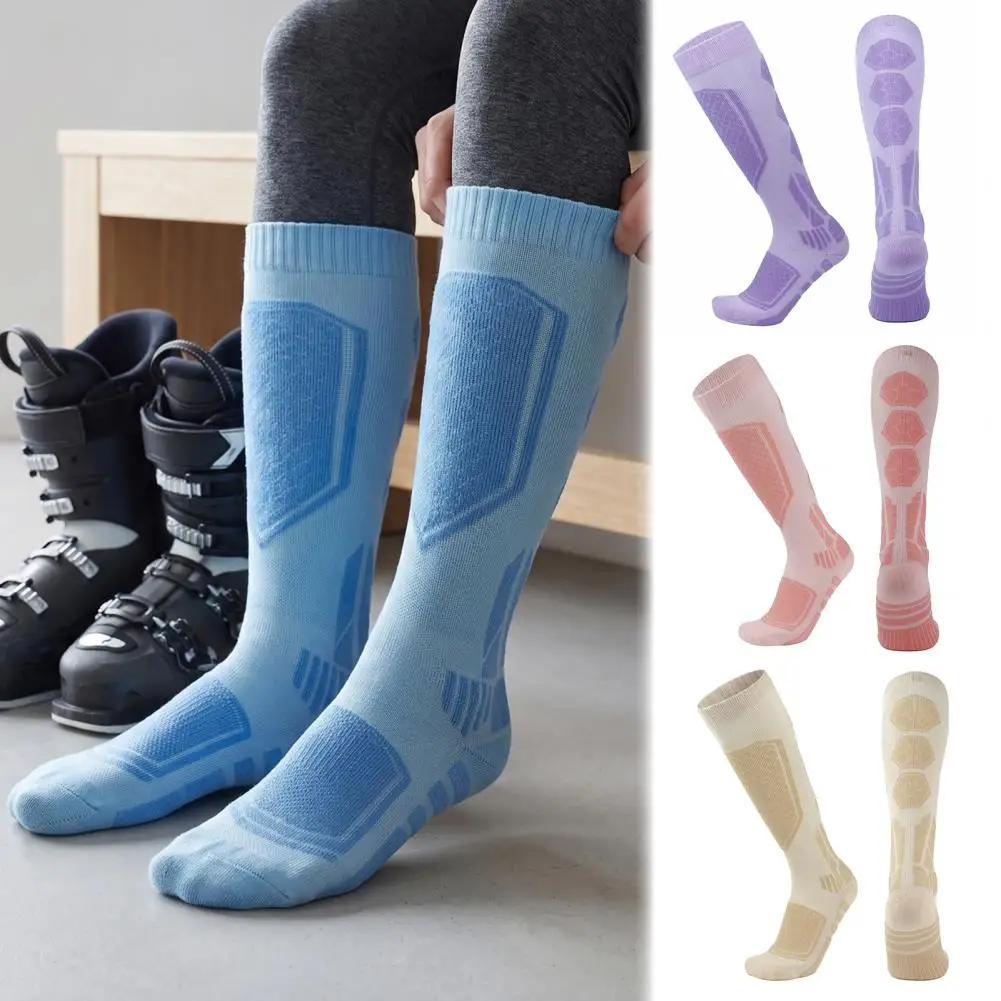 1Pair Men's Basketball Socks With Thick Towel Bottom Breathable Sports Long Badminton Sport Outdoor Cycling Running