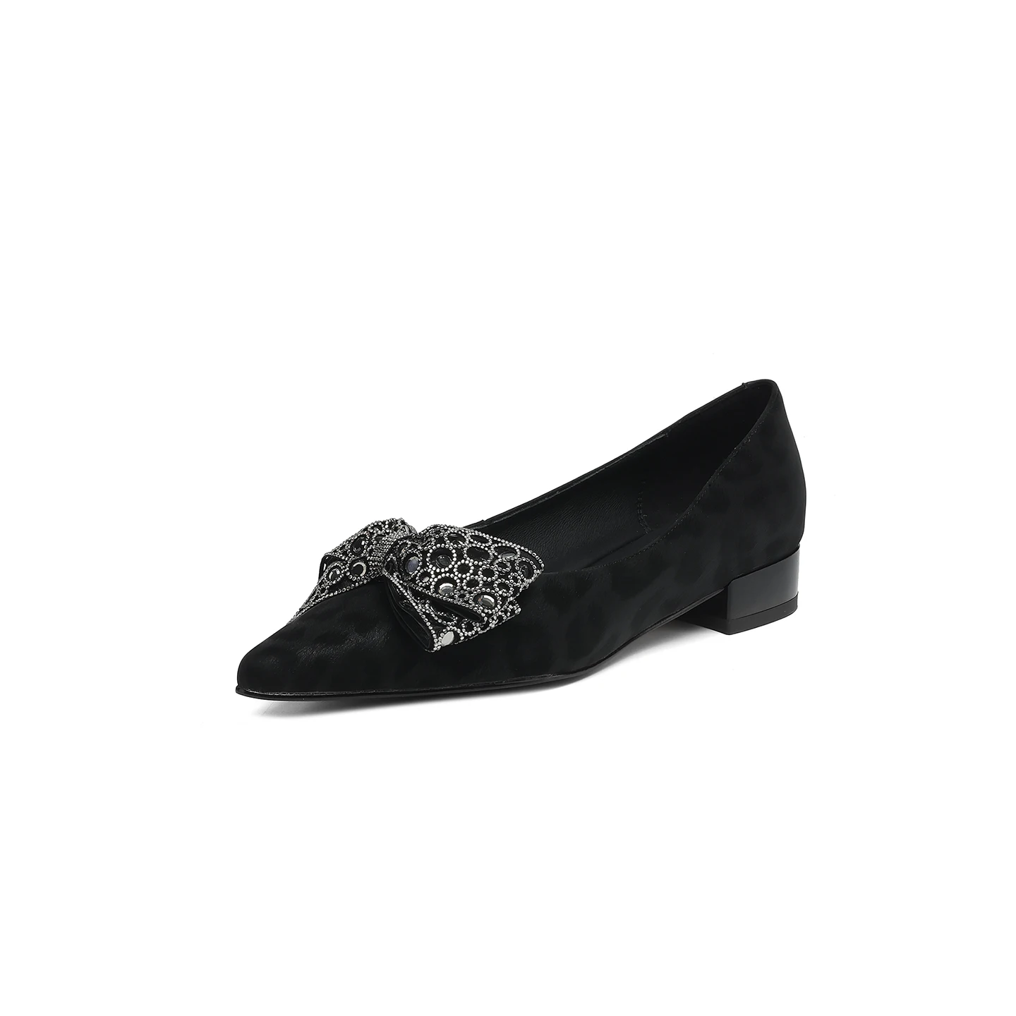 Handmade Genuine Leather Bowknot Women Pumps Sexy Pointed Toe High Heels Party Prom Shoes heels sandals