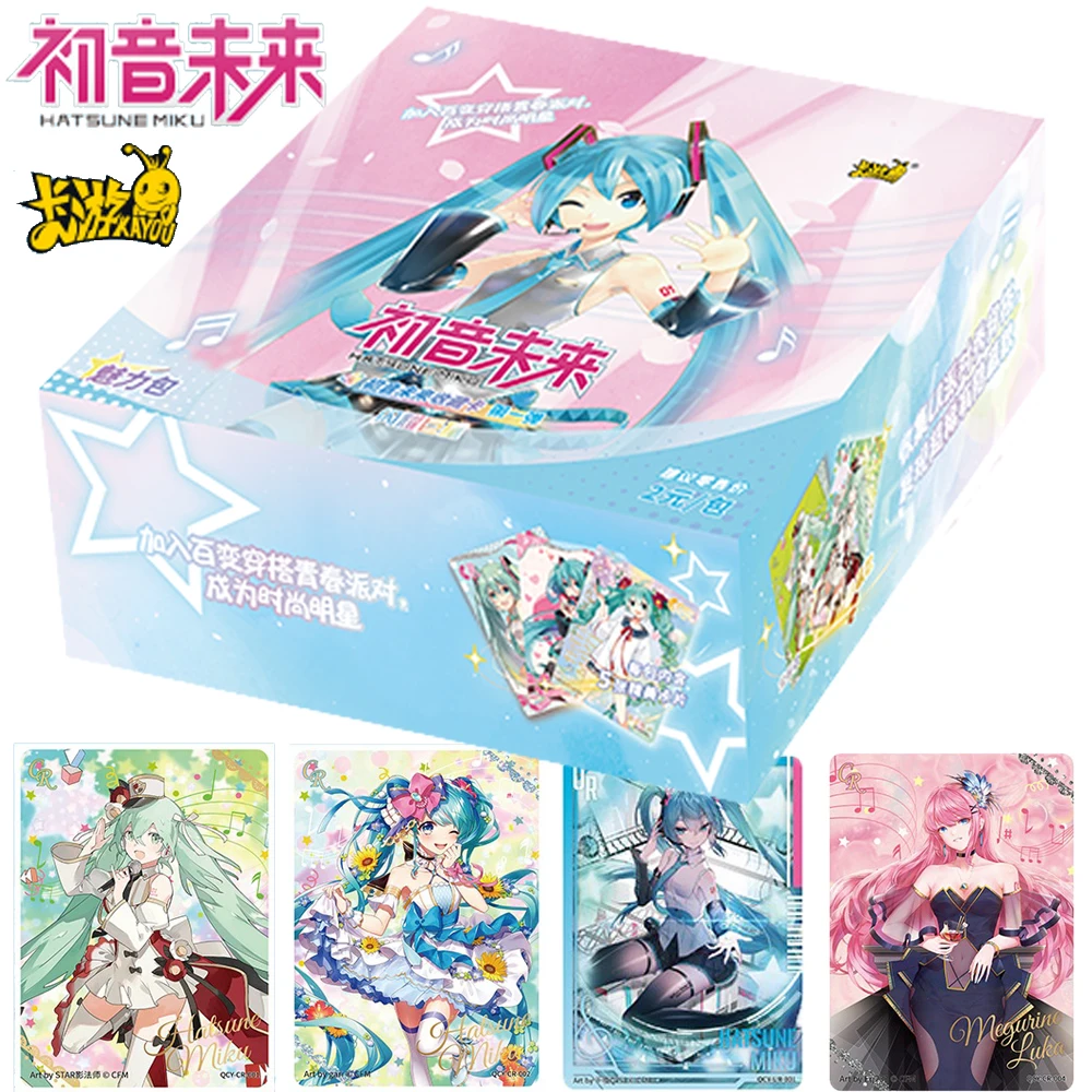 Genuine Kayou Hatsune Miku Card For Children Popular Idol Singer Virtual Beauty Girl Limited Game Collection Card Table Gifts