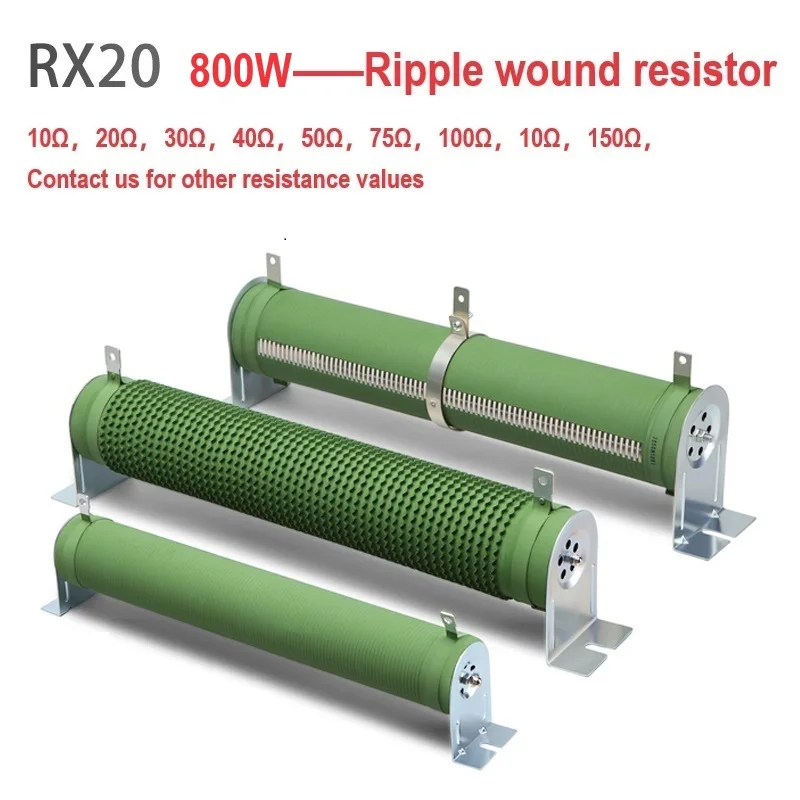 800W RX20 high-power variable resistor load aging adjustable resistance winding resistance 10R-150R