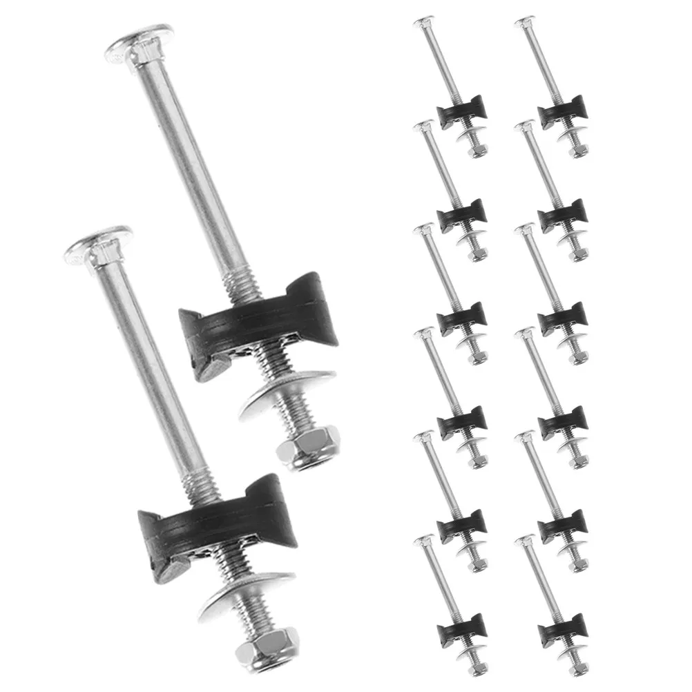 14Pcs Trampoline Screws Nuts Galvanized Steel Heavy Duty Repair Set Fixing Stability Tool Trampoline Bolts and Nuts