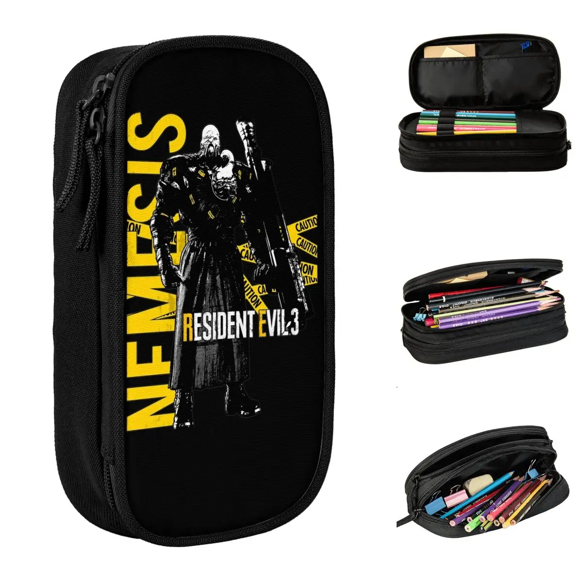 Fun Resident Evils NEMESIS Pencil Case Pencil Pouch Pen Holder for Student Big Capacity Bags Students School Gifts Stationery