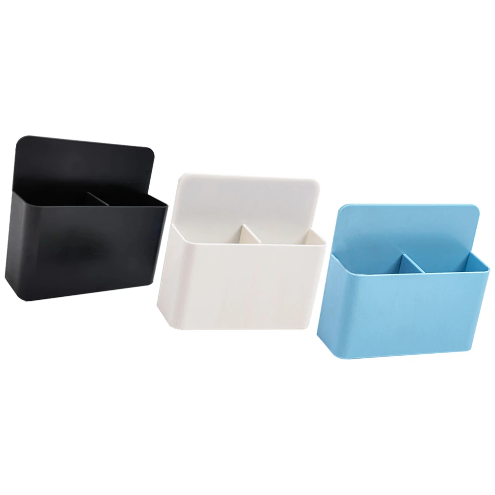 

3pcs Magnetic Whiteboard Pen Holder Dry Erase Marker Storage Box Plastic Desk Organizer Strong Magnet Metal Surface