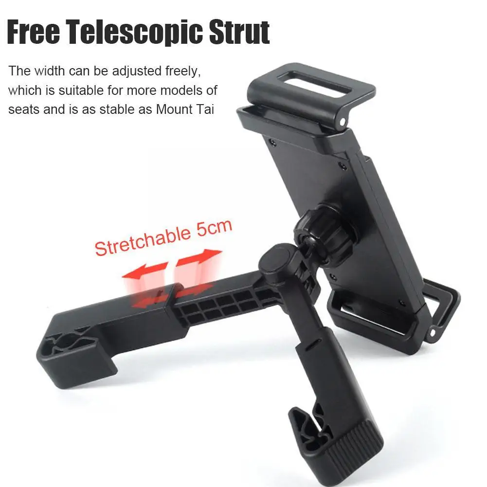 รถ Headrest ผู้ถือแท็บเล็ต 360 องศาหมุนสําหรับขาตั้ง iPad Auto หมอนที่นั่งด้านหลัง Bracket Travel แบบพกพา Road Trip