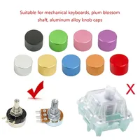 Rotary Knob Metal Knobs for Mechanical Keyboard, 16mm Diameter, 6mm Axis, Compatible with Multiple Models Solid Build