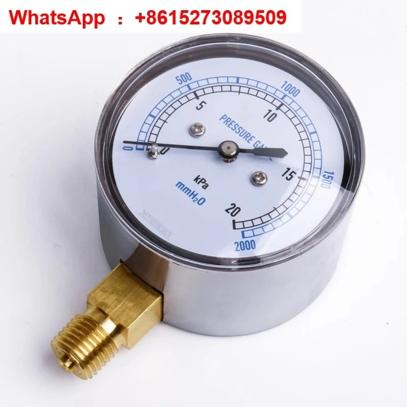 

Манометр с мембранной коробкой YE-60, микроманометр для предотвращения перенапряжения, 0–40 кПа, газовый киopascal