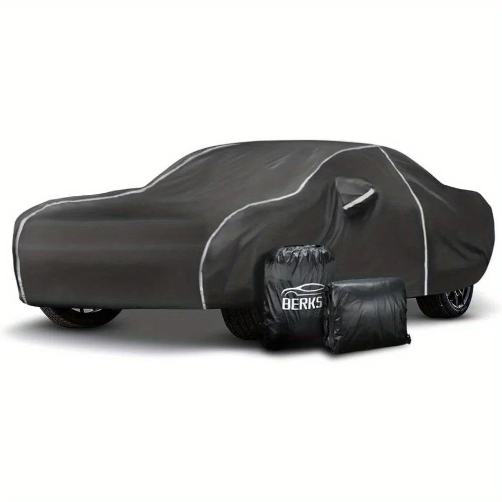 Waterproof Car Cover Compatible for Dodge Challenger R/T, for SRT, T/A, SXT, Hellcat 2008-2024 All Weather 6 Layers Full Car