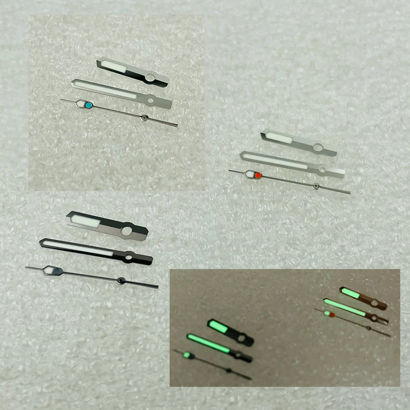 

NH35 NH36 Hands Green Luminous Watches Needles Fits NH35 NH36 NH38 NH39 4R35 4R36 7S26 Movement SKX007 Watches Pointers Kit Part