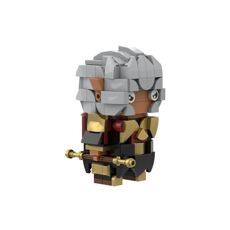 MOC اللبنات BlackGod Wukong Brickheadz مع الشكل البخار لعبة الطرفية القرد الملك أسطورة التجمع الطرفي اللعب الهدايا