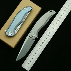 2024 New Stellar Folding Knife Mark M390 Blade Titanium Alloy Handle Outdoor Camping Kitchen Survival Pocket Practical EDC Tools