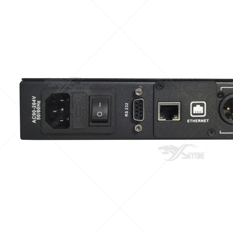 4 Input 8 Output DSP Processor Professional Stage Digital Audio Processing Unit