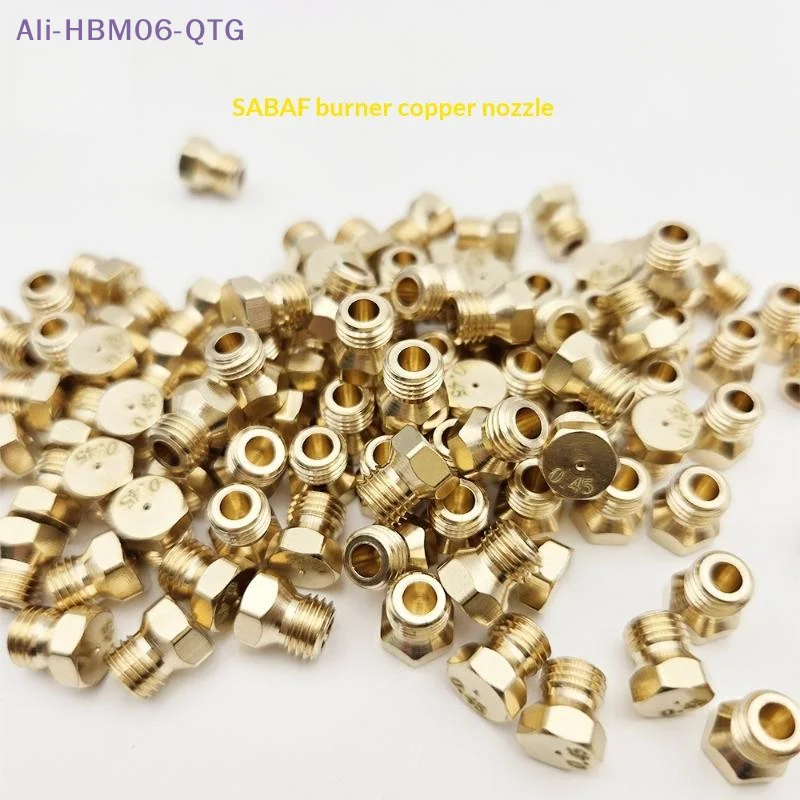 [New] 5PCS Burner Gas Hob LPG- Conversion Kits Jets 50 65 70 87 95 Brass Nozzle For Gas Stove Brass Nozzle Propane Injector
