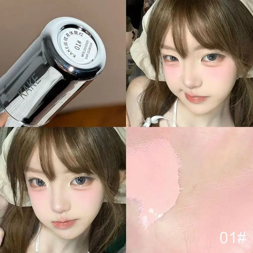 Blush liquide Style coréen maquillage mat imperméable éclaircir visage pêche rose violet gelée couleur fard à joues nu Rubores Rouge maquillage