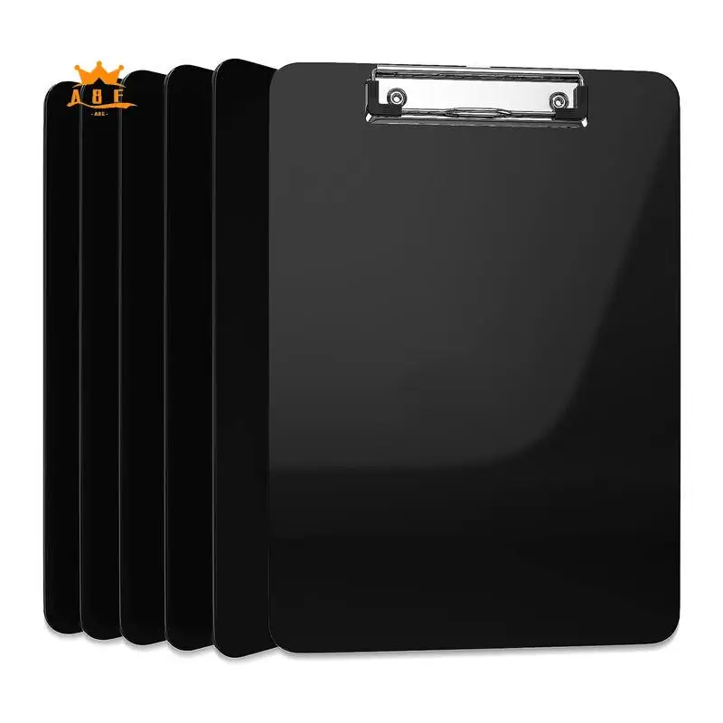 a08e-6-piece-clip-boards-low-profile-metal-clip-board-clipboards-black-letter-size-bulk-class-set