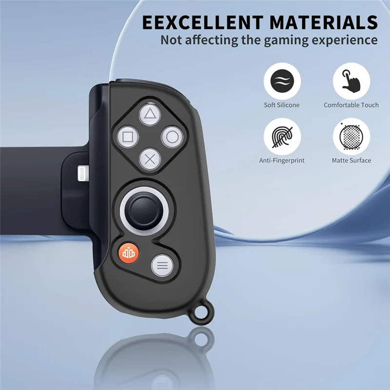 Handle Protective Case For Backbone One Mobile Gaming Controller With Lanyard, Silicone Grip Case Cover-New