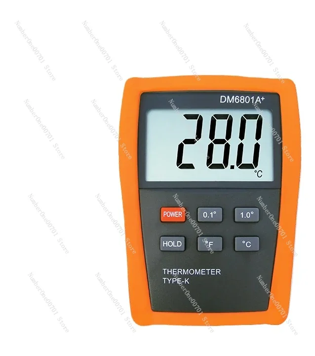 DM6801A Thermometer Industrial Grade High Precision K-Type Thermocouple Intelligent Boiler Electronic Thermometer