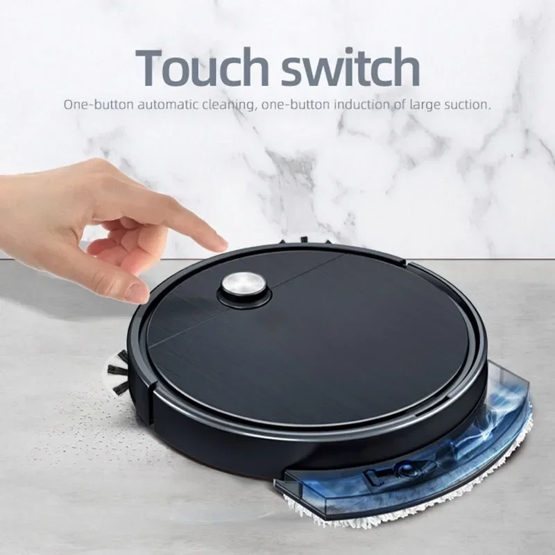 Strong Suction USB Rechargeable Intelligent Sweeper With Water Tank Wet Dry Floor Mop Robot Vacuum Cleaner