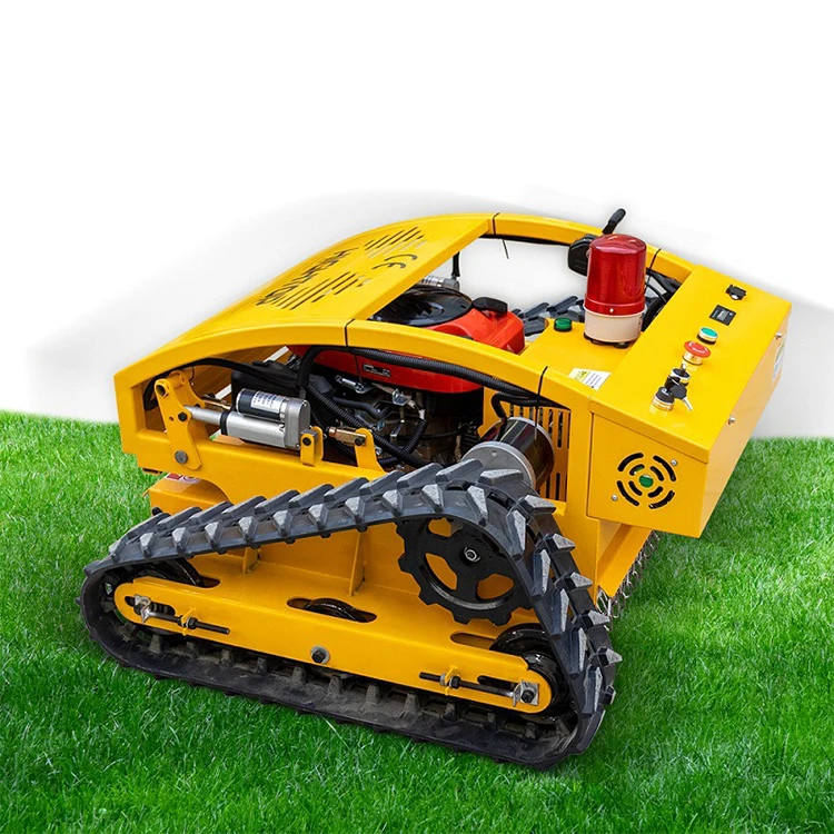 Home Use 7.5Hp Automatic Mini Gasoline Grass Mower Remote Control Slope Lawn Mower Price