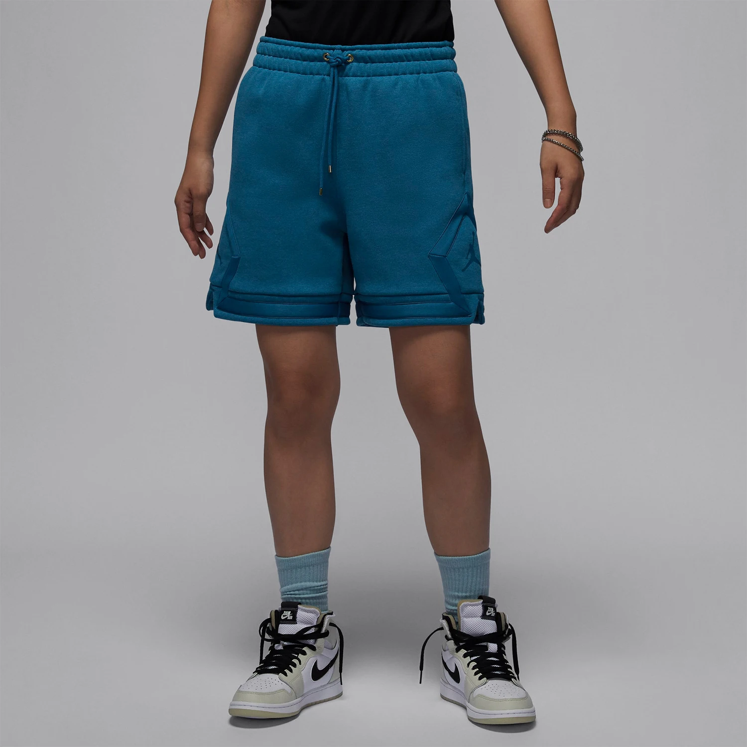 

Nike genuine Jordan Women's Loose Casual Fleece Knitted Shorts FN5419-457