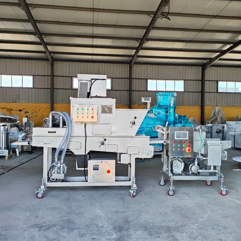 Customized Automatic Nugget Patty Processing Line Forming Battering Bread Crumb Coating Food Production Equipment