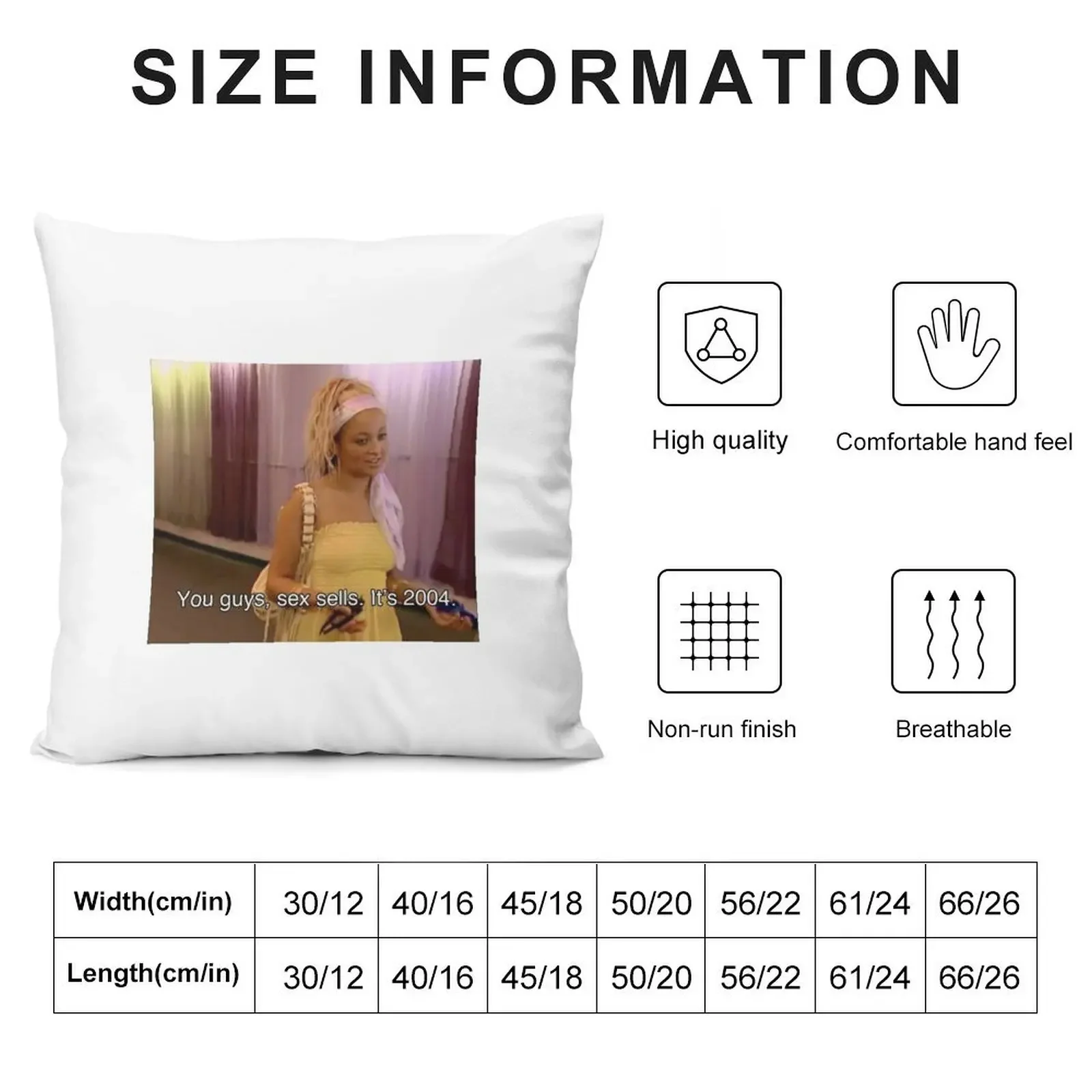 Nichole Richie - Sex Sells Throw Pillow Christmas Pillows Sofa Covers For Living Room Pillow Cover pillow