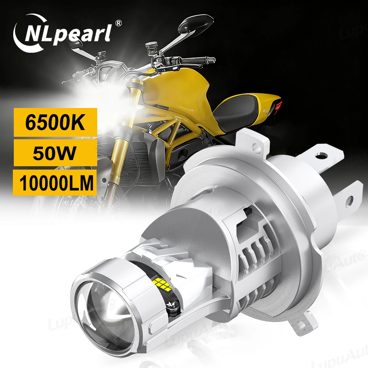 Nlpearl 1Pc 50W H4 …
