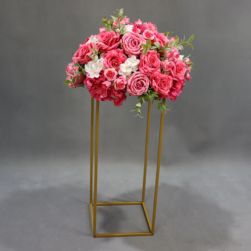 10pcs Desktop Flower Stand Wedding Center Decoration Gold Metal  Stand Wedding Party Decoration Metal Floor Event Reception