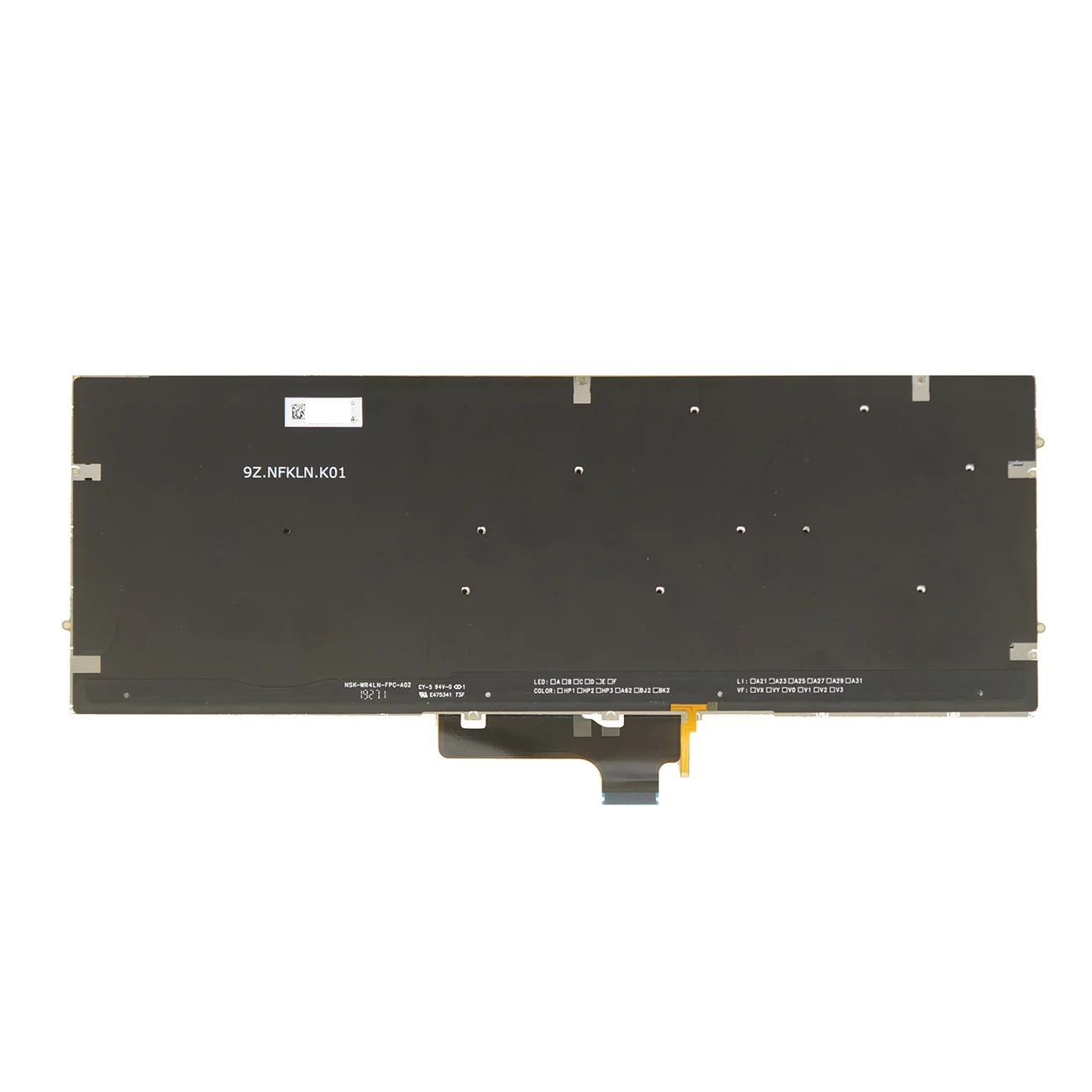US English UK Keyboard For ASUS NSK-WRKBN HQ21012249000 98MA03BLA01, S431 S431FA S431FL X431 X431FA X431FL Backlit Silver
