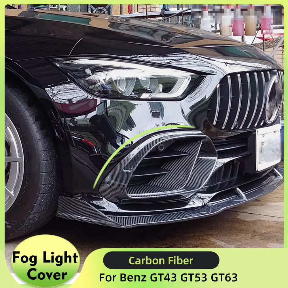Carbon Faser Auto Nebel Licht Air Vent Borte Für Mercedes Benz AMG GT43 GT50 GT53 Fließheck