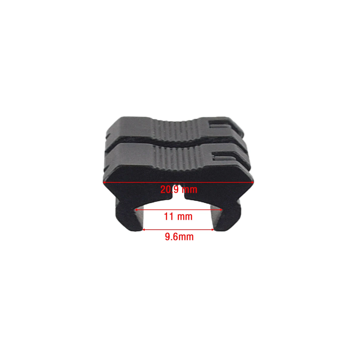 Low Profile Converter 11mm to 20mm / 22mm Scope Ring Mount Adapter For Dovetail Weaver Picatinny Rail Hunting Accessory
