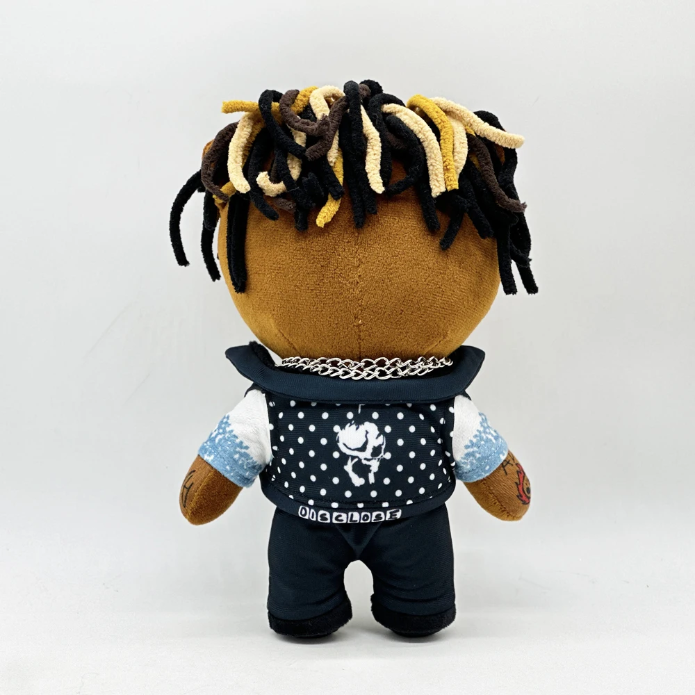25cm Cat Plush Doll Braided Head Vest Boy Figure Stuffed Toys Cute Boys Girls Christmas Gift view 3
