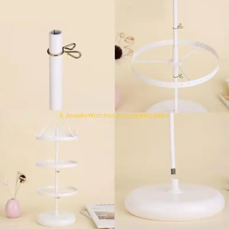 

31KD Rotating Earring Holder 220 Holes Exquisite Jewelry Display Stand