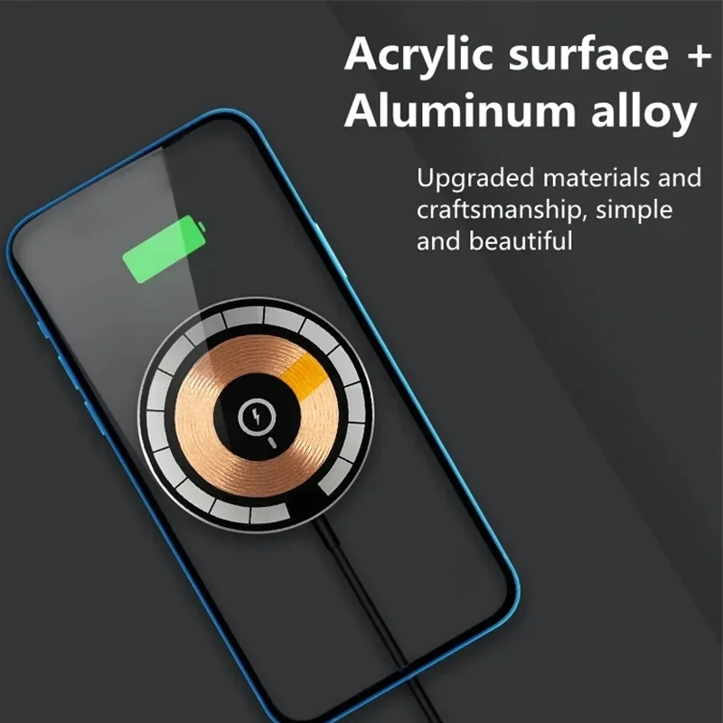 Wireless Charger Pad   15 14 13 12 Pro Max Mini  Earphone USB C PD Adapter Magnet Fast Charging Station