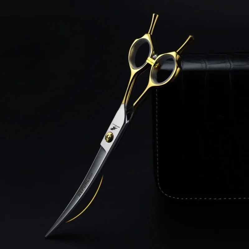 

professional Japan 440c steel 6 inch Bull head hair cutting scissors haircut thinning barber cut shears hairdressing scissors