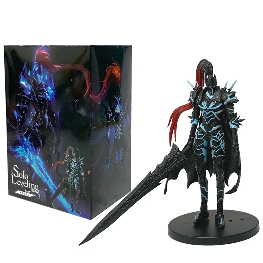 21cm/8.27inch Solo Leveling Anime Figure Sung Jinwoo Action Figure Knightmaster Yeglit Figurine PVC Adult Collection Model Toy image 2