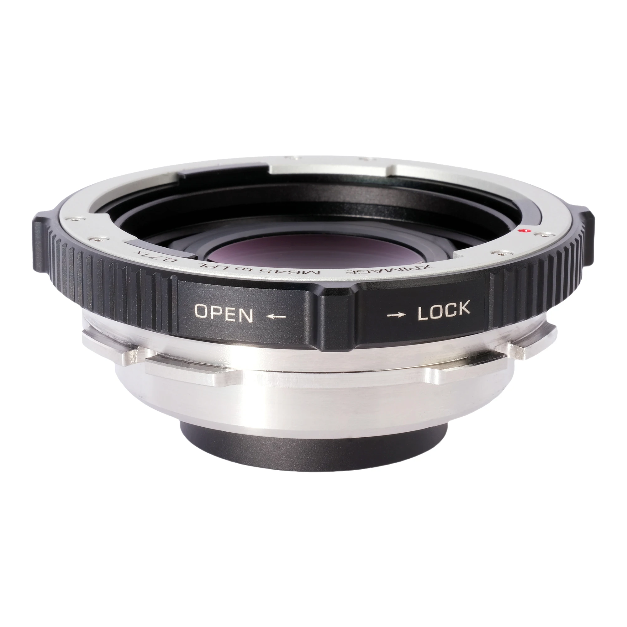 XPIMAGE Speed Booster 0.71X  Optical Focal Reducer Lens Mount Adapter Compatible with Mamiya 645 Lens to ARRI LPL Camcorder