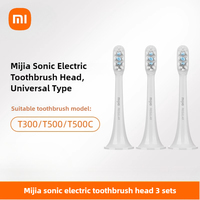 Applicable To T300/T500 XIAOMI MIJIA Acoustic Electric Toothbrush Head 3 Sets of Universal Replacement Head Soft Hair