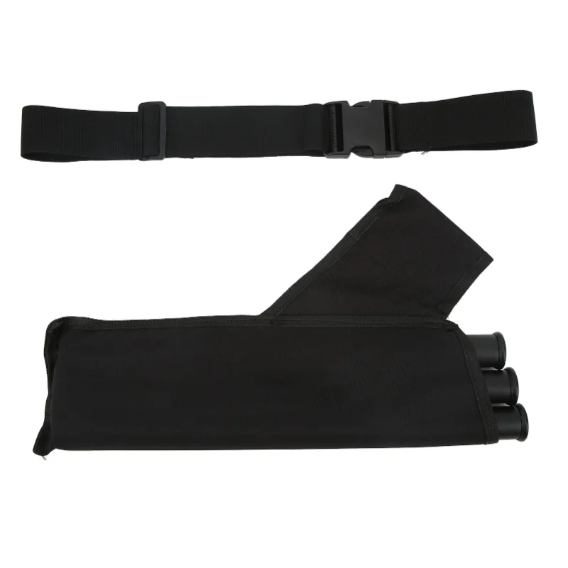 

3 Tube Target Arrows Quiver Black Waist Hanged Archery Quiver Holder Thickened Oxford Cloth Arrows Holder Storage Bag