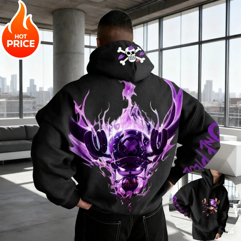 2026 جديد قطعة واحدة المروحية Harajuku الشارع الشهير الرجال Vintage هوديي الشتاء النساء المتضخم مقنعين البلوز كم طويل Y2k