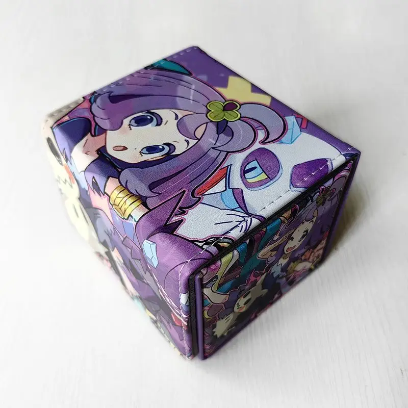 Pocket Monsters Acerola Card Box Card Sleeves Waterproof Suitable for Ptcg Otcg Ws and Other Tabletop Game Cards