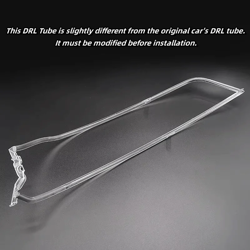 For Audi Q3 2012 2013 2014 2015 New Headlight DRL Tube Acrylic tube Light Guide Strip Light DRL Strip Daytime Running Light