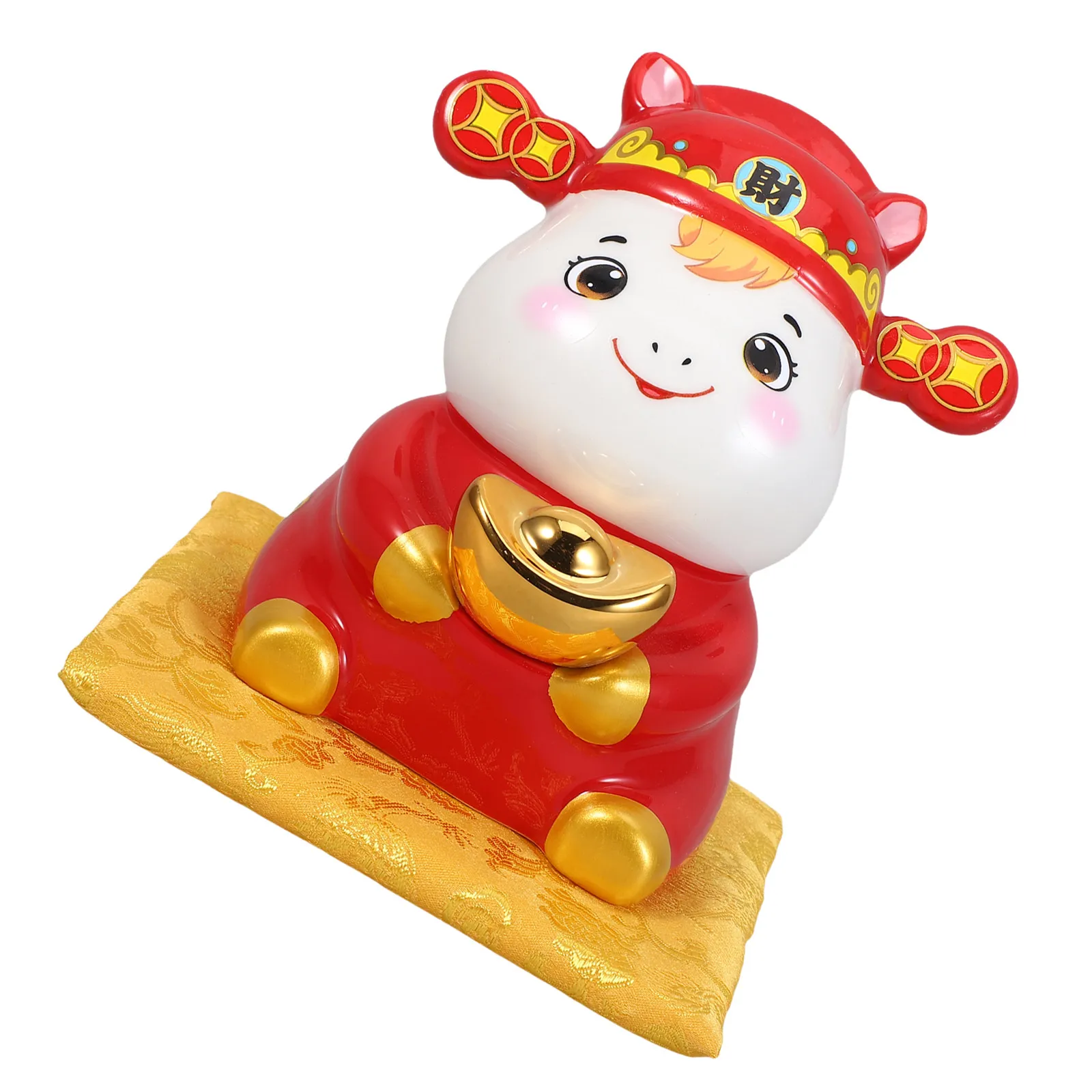 Ceramic Money Bank Fat Horse Design Decorative Money Saving Pot Deposit Box Large Home Decoration Piggy Bank for Adults Teens