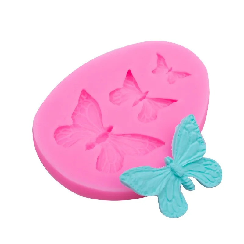 

Fondant Simulation Butterfly Silicone Mold DIY Handmade Soap Cake Chocolate Decorating Baking Epoxy Resin Molds